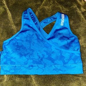 Gymshark Adapt camo seamless sports bra size medium